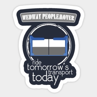 Wedway People Mover Transportation Sticker